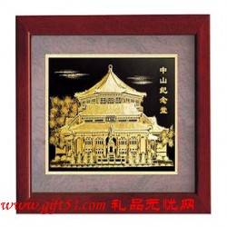 廣州中山紀(jì)念堂金箔畫
