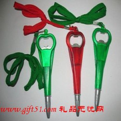 掛繩啤酒開(kāi)筆 廣告筆 禮品筆