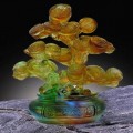 琉璃招財(cái)樹(shù)擺件定制