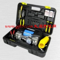 便攜式汽車(chē)充氣泵禮品套裝工具