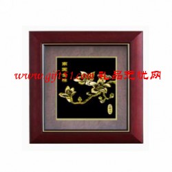 廣州特色南國(guó)金錦金箔畫